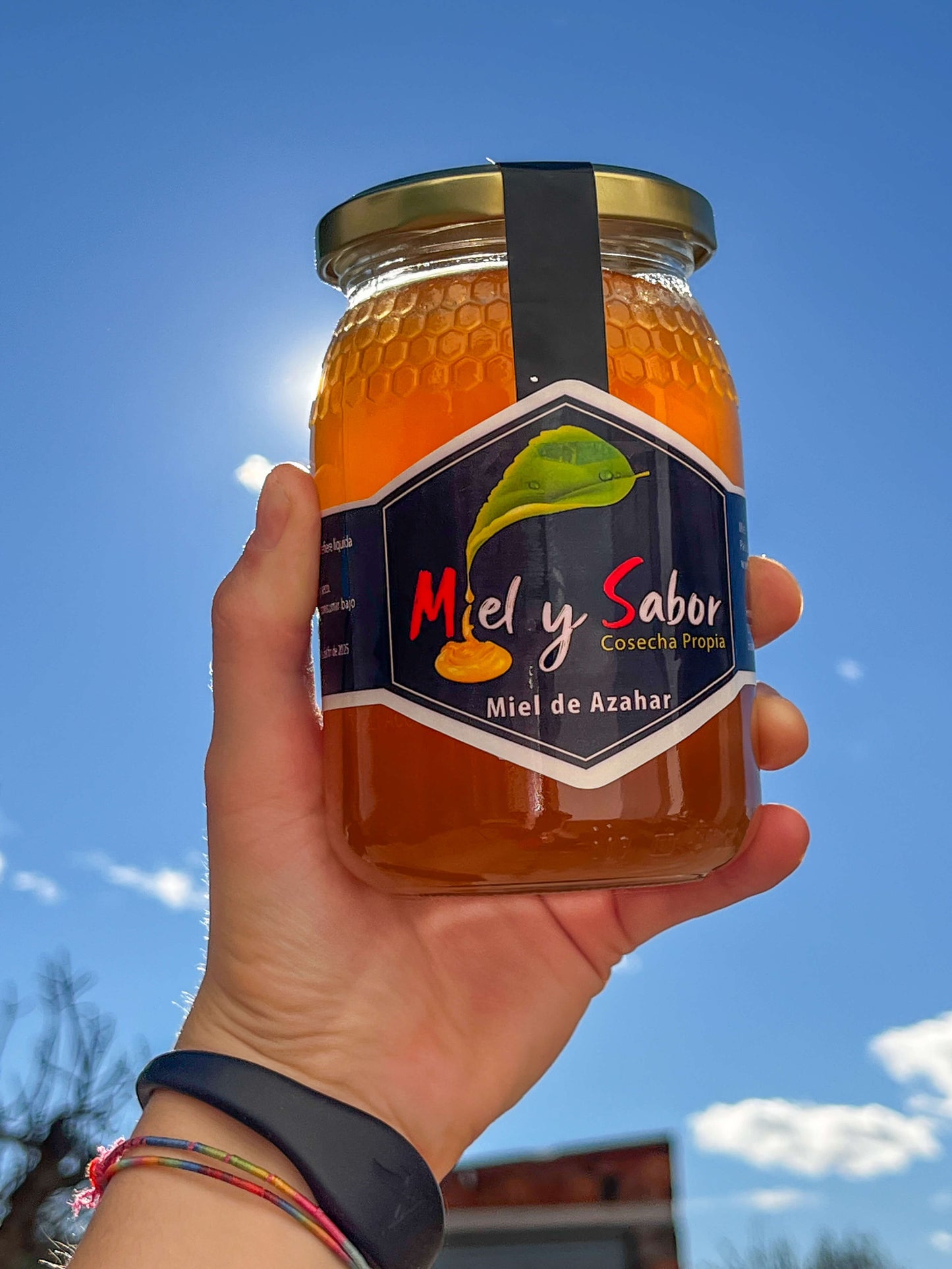 Tarro de miel de azahar Miel y Sabor